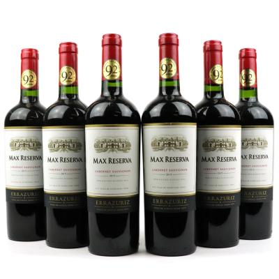 Errazuriz Max Reserva Cabernet Sauvignon 2015 Aconcagua 6x75cl