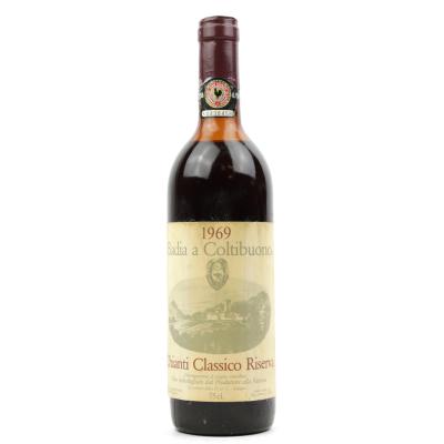 Badia A Coltibuono 1969 Chianti Classico Riserva