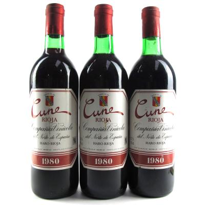 CVNE Cune 1980 Rioja Crianza 3x75cl