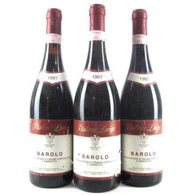 Pistone Luigi 1987 Barolo 3x75cl