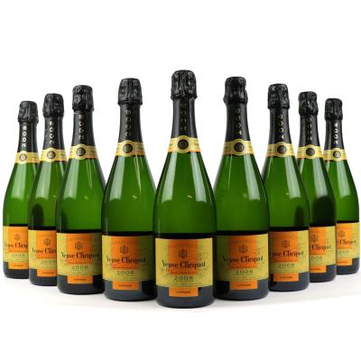 Veuve Clicquot Ponsardin Brut 2008 Vintage Champagne 9x75cl