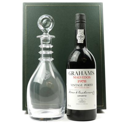 Graham's Malvedos 1978 Vintage Port / Presentation Set