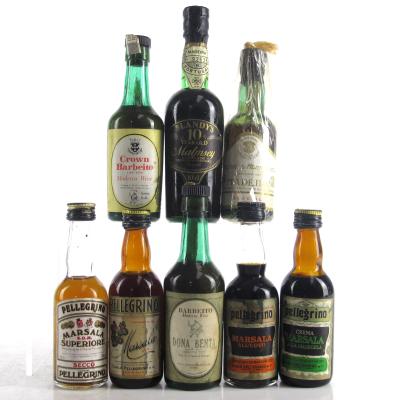 Assorted Madeira & Marsala Miniatures 8x5cl