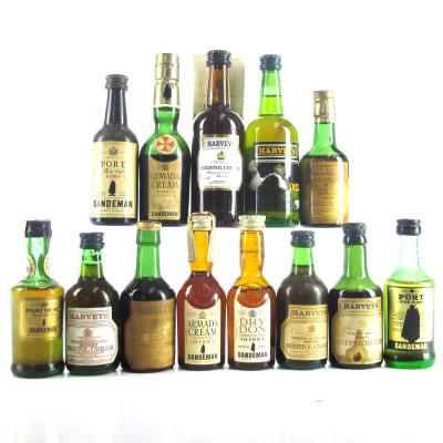 Assorted Port & Sherry Miniatures 13x5cl