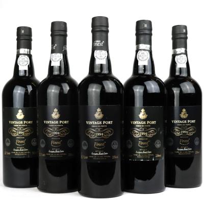 Symington Family Estates 1994 Vintage Port 5x75cl / Tesco Finest