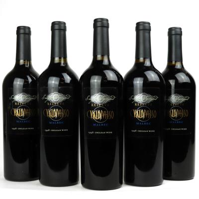 Valdivieso Reserve Malbec 1998 Central Valley 5x75cl