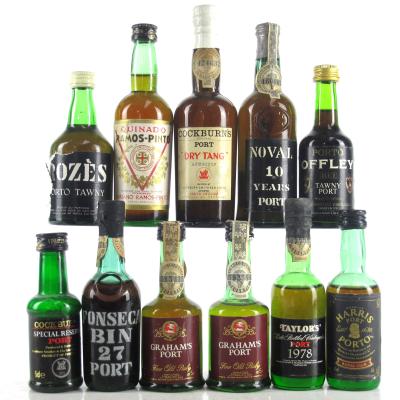 Assorted Port Miniatures 11x5cl