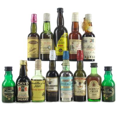 Assorted Sherry Miniatures 13x5cl