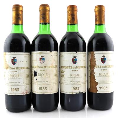 Marques De Murrieta 1983 Rioja Crianza 4x75cl