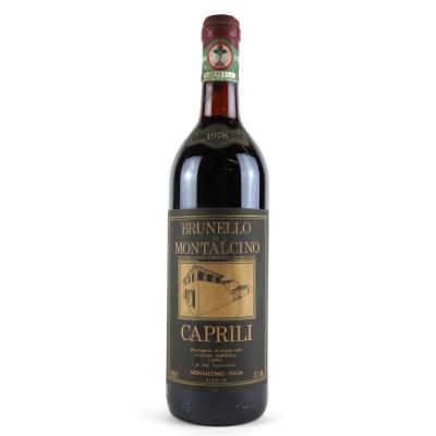 Caprili 1978 Brunello di Montalcino