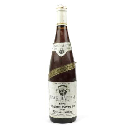 Finck-Haffner Siefersheimer Goldenes Horn Ortega Trockenbeerenauslese 1979 Rheinhessen