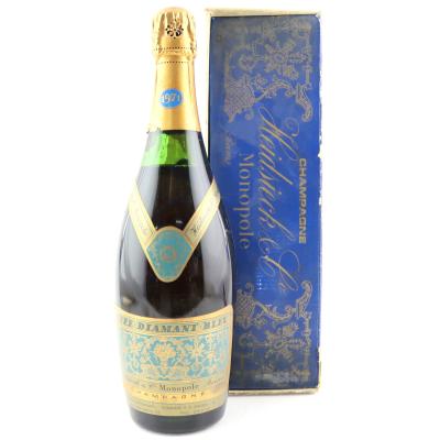 Heidsieck Monopole \"Cuvee Diamant Bleu\" 1971 Vintage Champagne