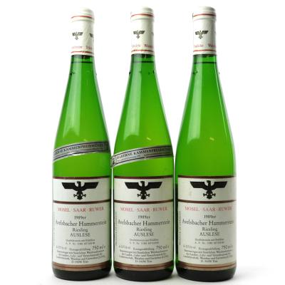 Weinbaudomane Avelsbacher Hammerstein Riesling Auslese 1989 Mosel 3x75cl