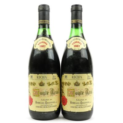 Monte Real 1987 Rioja Reserva 2x75cl