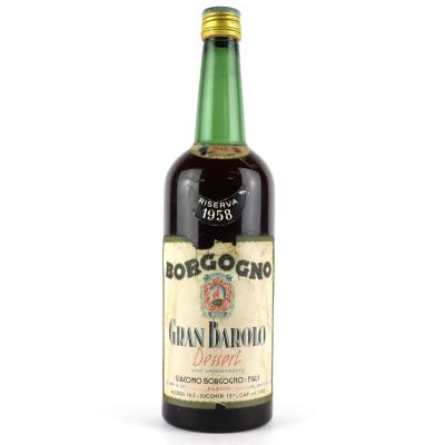 Borgogno Gran Barolo Dessert 1958 Piedmont Riserva 1 Litre