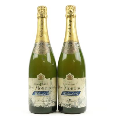 Heidsieck Gold Top Dry Monopole NV Champagne / 2 Bottles