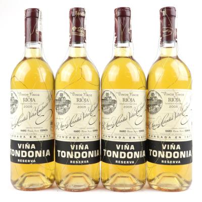 Vina Tondonia 2005 Rioja Blanco Reserva 4x75cl