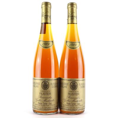 Wenzel Ruster Gelber Muskateller Beerenauslese 1989 Burgenland 2x70cl