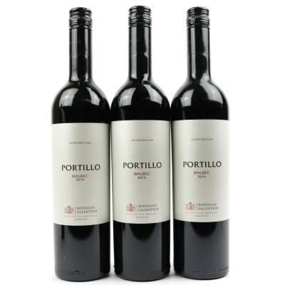 Bodegas Salentein Portillo Malbec 2014 Mendoza 3x75cl