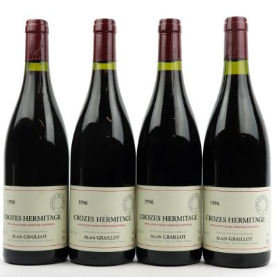 A. Graillot 1996 Crozes Hermitage 4x75cl