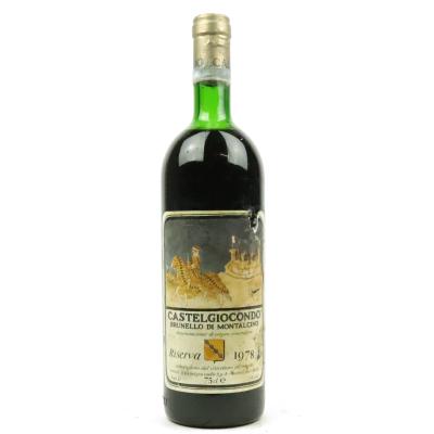 Castelgiocondo 1978 Brunello di Montalcino Riserva