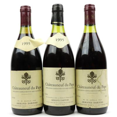 A.Dartois 1995 Chateauneuf-Du-Pape 3x75cl