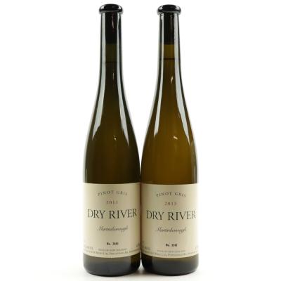 Dry River Pinot Gris 2011 & 2013 Martinborough 2x75cl