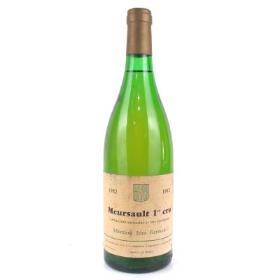 Selection Jean Germain 1982 Meursault 1er Cru