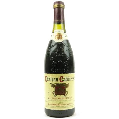 Ch. Cabrieres 1984 Chateauneuf-Du-Pape