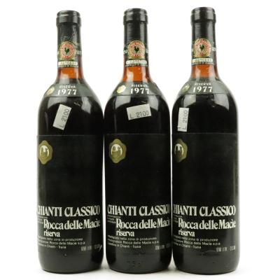 Rocca Delle Macie 1977 Chianti Classico Riserva 3x75cl