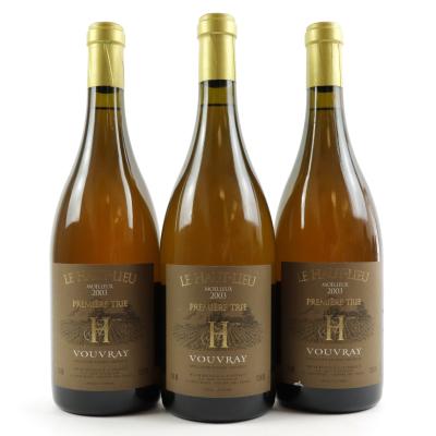 Le Haut-Lieu Premiere Trie 2003 Vouvray 3x75cl