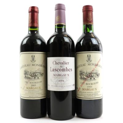 Assorted Margaux Red Wines 3x75cl