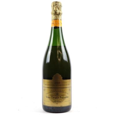 Veuve Clicquot Ponsardin Trilennium Reserved Cuvee Brut 1989 Vintage Champagne