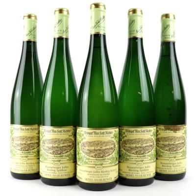 W. M. F. Richter Brauneberger Juffer Riesling Kabinett 2003 Mosel 5x75cl