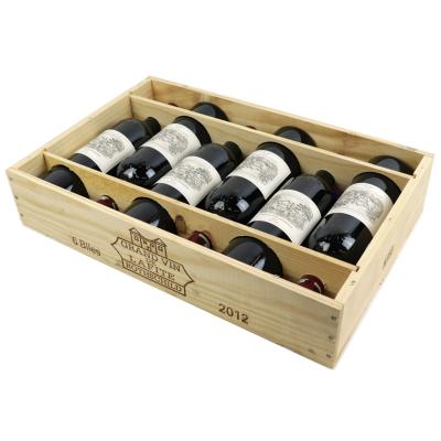 Ch. Lafite-Rothschild 2012 Pauillac 1er-Cru 6x75cl / Original Wooden Case