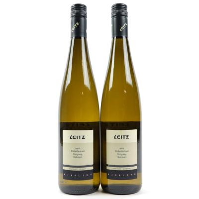 Leitz Rudesheimer Burgweg Riesling Kabinett 2007 Rheingau 2x75cl