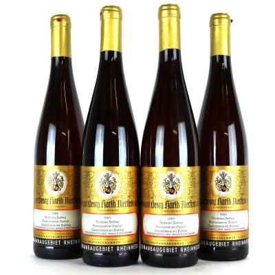 G.Harth Niersteiner Findling Gewurztraminer Spatlese 1993 Rheinhessen 4x75cl