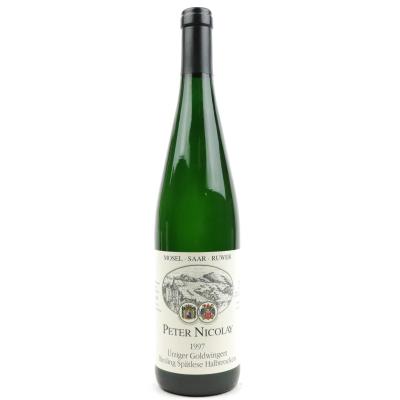 P.Nicolay Urziger Goldwingert Riesling Spatlese Halbtrocken 1997 Mosel