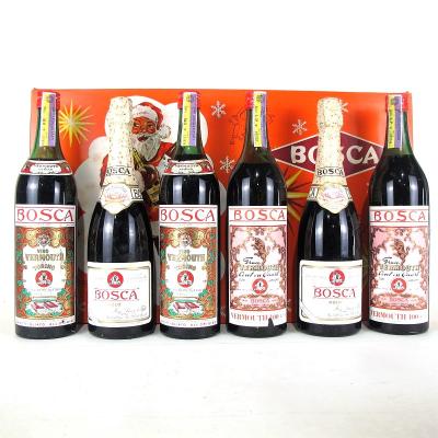 Bosca NV Spumante & Vermouth 6x78cl/1Litre / Presentation Box