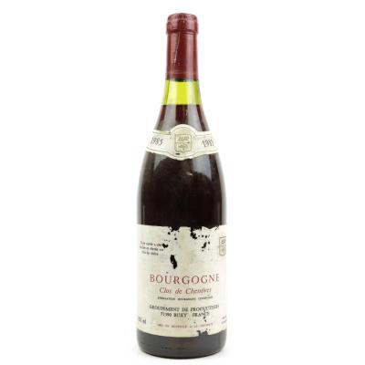 Groupement De Producteurs Clos De Chenoves 1985 Bourgogne