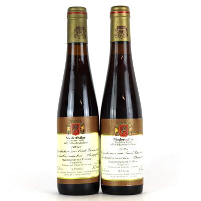 Niederthaler Weisenheimer Am Sand Hasenzeile Siegerrebe Trockenbeerenauslese 1989 Rheinpfalz 2x37.5cl