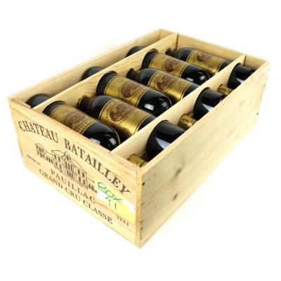 Ch. Batailley 2002 Pauillac 5eme-Cru 12x75cl / Original Wooden Case