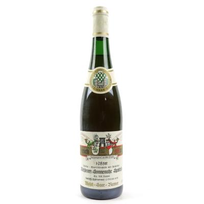 H.Moritz Wehlener Sonnenuhr Riesling Spatlese 1985 Mosel