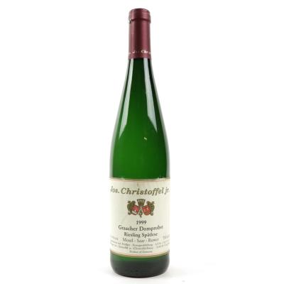 J.Christoffel Graacher Domprobst Riesling Spatlese 1999 Mosel