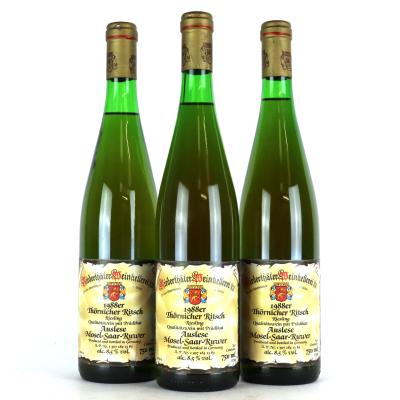 Niederthaler Thornicher Ritsch Riesling Auslese 1988 Mosel 3x75cl