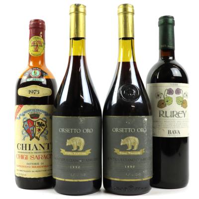 Assorted Italian Red Wines / 4 Bottles