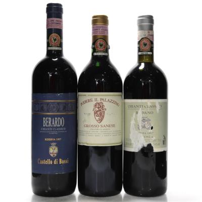 Assorted 1997 Chianti Classico Riserva 3x75cl