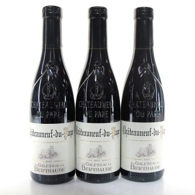 Perrin \"Les Galets De La Berthaude\" 2015 Chateauneuf-Du-Pape 3x37.5cl