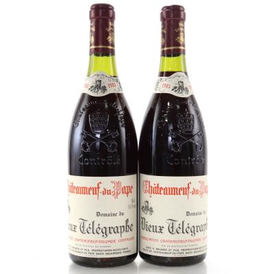 Dom. Du Vieux Telegraphe 1985 Chateauneuf-Du-Pape 2x75cl