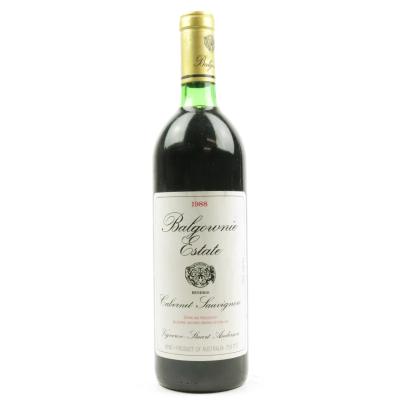 Balgownie Cabernet Sauvignon 1988 Victoria